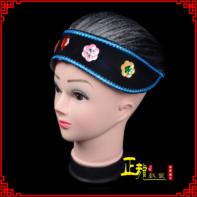 景老旦媒婆穷老太婆假发套 老旦头套