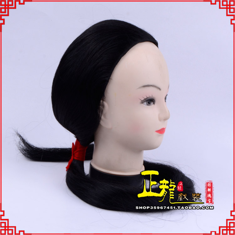 景古装影视演出头套花旦假发 真发古装发