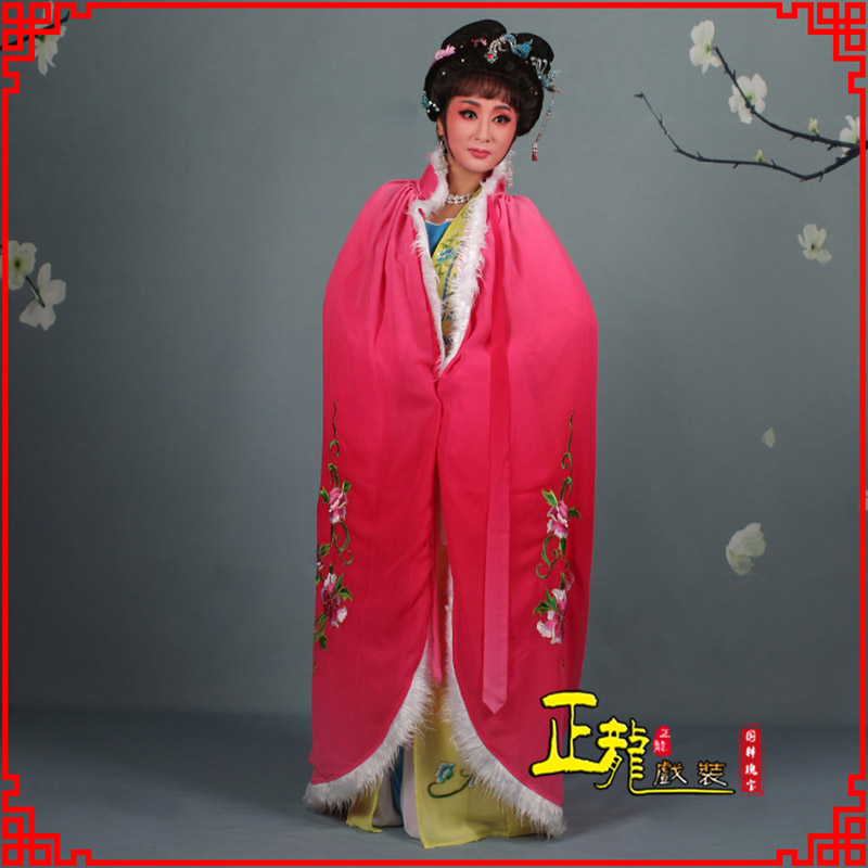 景小花旦绣花斗篷 花旦披风