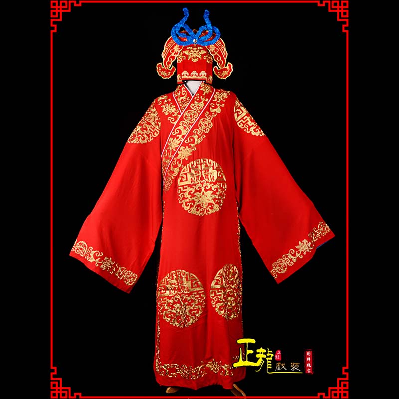 景武生服装软绉全金武生衣